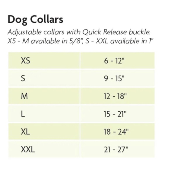 Up Country Blue Gingham Dog Collar Size Large - Picture 5 of 5